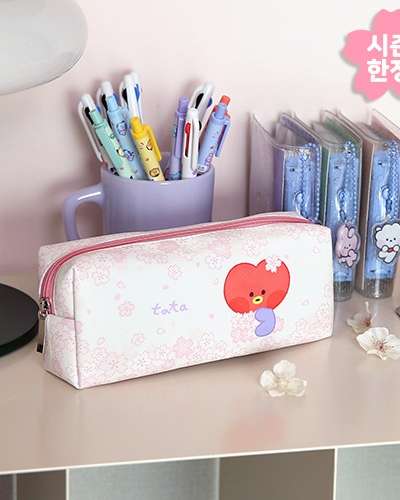 BT21 minini ペンポーチ [チェリーブロッサム]- タタ(TATA)