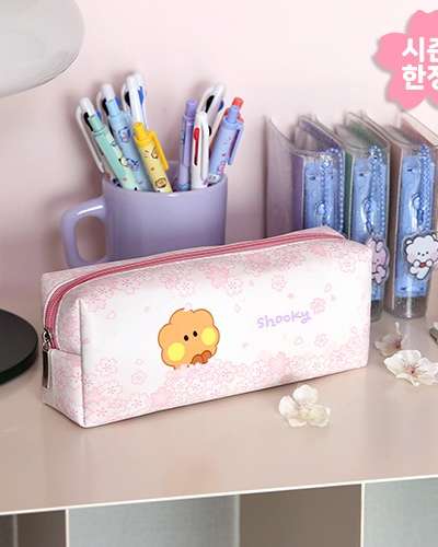 BT21 minini ペンポーチ [チェリーブロッサム]- シューキ(SHOOKY)