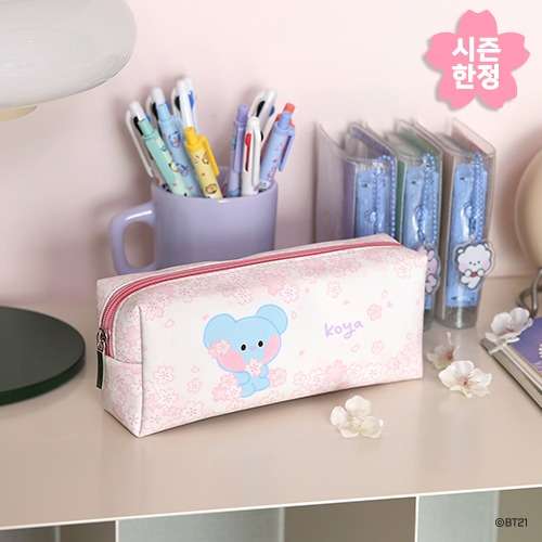 BT21 minini Pen Pouch [Cherry Blossom] - KOYA