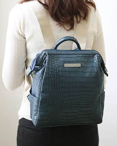 OFFICE LEATHER WIRE BACKPACK MINI
