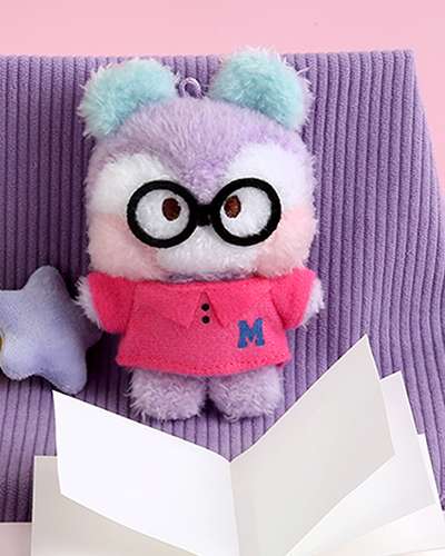 BT21 ぬいぐるみキーリング[プレッピー] - マン(MANG)