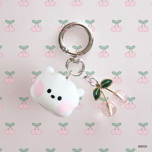 BT21 Face Cap Keyring - RJ