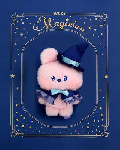 BT21 minini ぬいぐるみキーリング [魔法使いS] - クッキー(COOKY)