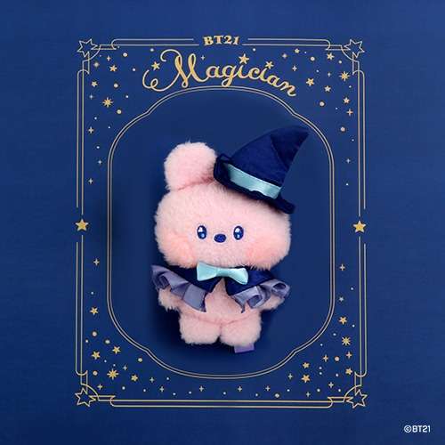 BT21 minini Doll Keyring [Wizard S] - Cooky