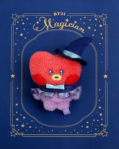 BT21 minini ぬいぐるみキーリング 【魔法使いS】 - タタ(TATA)