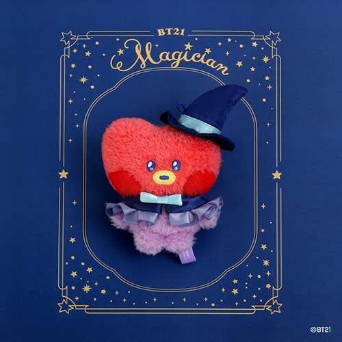 BT21 minini Plush Keyring [Wizard S] - TATA