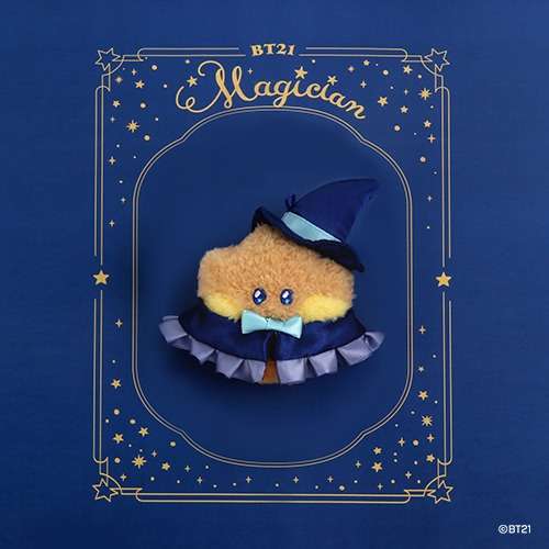 BT21 minini Plush Keyring [Wizard S] - Shooky