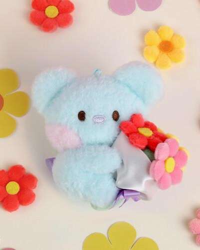 BT21 minini ぬいぐるみキーリング [花束] - KOYA(コヤ)