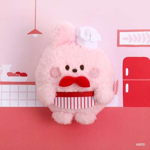 BT21 minini Doll Keyring [Chef] - COOKY