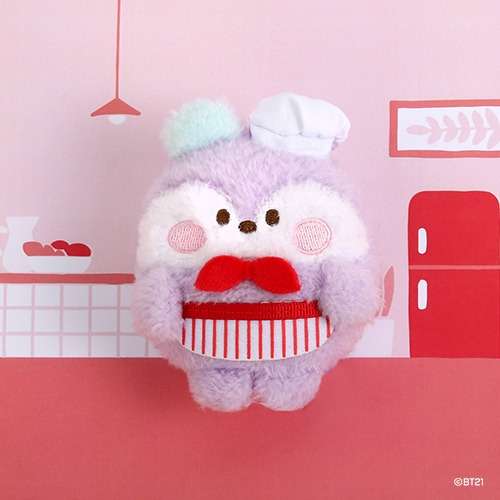 BT21 minini Plush Keyring [Chef] - MANG