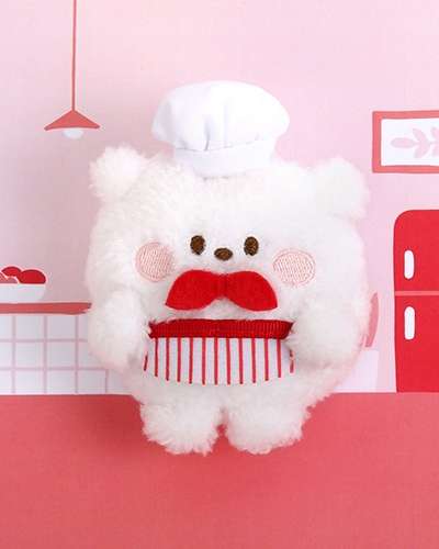 BT21 minini ぬいぐるみキーリング [シェフ] - アールジェイ(RJ)