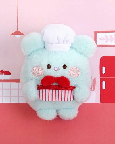BT21 minini ぬいぐるみキーリング [シェフ] - コヤ(KOYA)