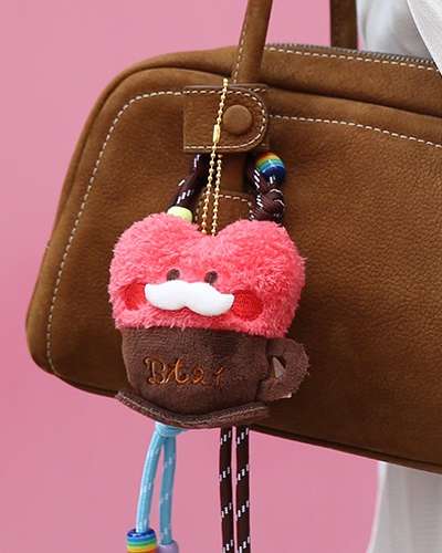 BT21 minini ぬいぐるみキーリング [ラテ] - タタ(TATA)