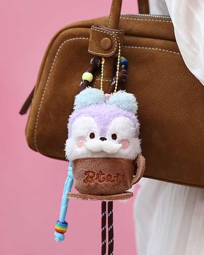 BT21 minini ぬいぐるみキーリング [ラッテ] - マン(MANG)