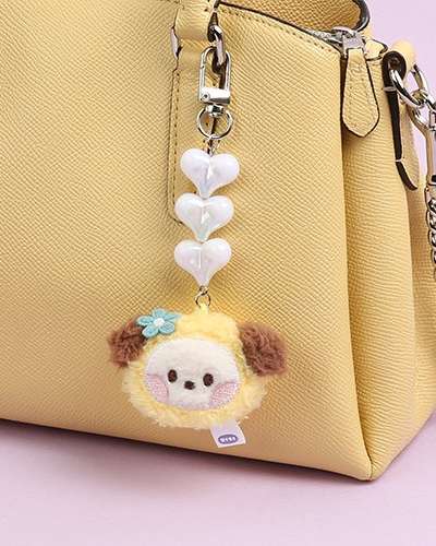 BT21 ビーズドール キーリング[フェイス]- CHIMMY(チミー)