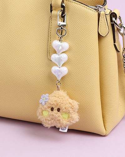 BT21 ビズ人形キーリング[フェイス]- シュッキ(SHOOKY)