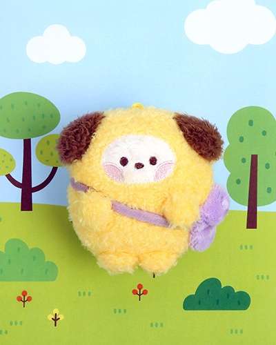 BT21 minini ぬいぐるみキーリング [ポンポンインジョイ] - チミー(CHIMMY)