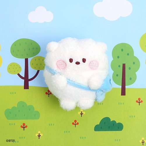 BT21 Minini Plush Keyring [Pong Pong in Joy] - RJ
