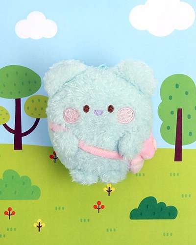 BT21 minini ぬいぐるみキーリング [ポンポンインジョイ] - コヤ(KOYA)