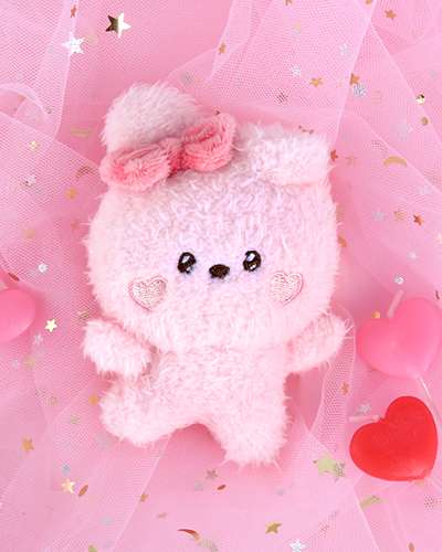 BT21 minini ぬいぐるみキーリング [ラブリー] - クッキー(COOKY)