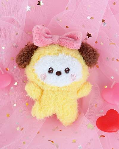 BT21 minini ぬいぐるみキーリング [ラブリー] - チミ(CHIMMY)