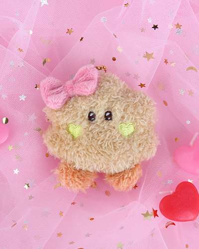 BT21 minini ぬいぐるみキーリング [ラブリー] - シュキ(SHOOKY)