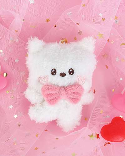 BT21 minini ぬいぐるみキーリング [ラブリー] - RJ