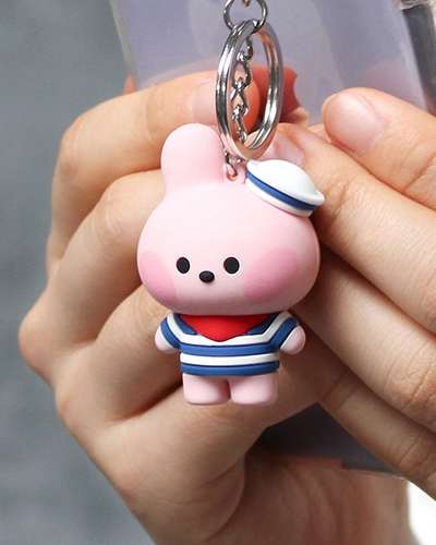 BT21 フィギュアキーリング [マリン] - クッキー(COOKY)