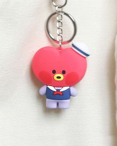 BT21フィギュアキーリング [マリン] - タタ(TATA)