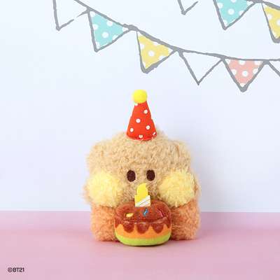 BT21 Plush Keyring [Happy Time] - Shooky
