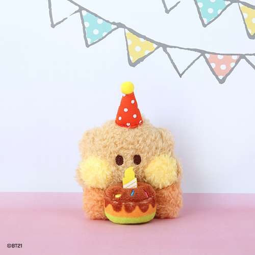 BT21 Plush Keyring [Happy Time] - Shooky