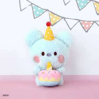 BT21 Plush Keyring [Happy Time] - KOYA