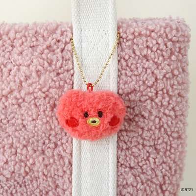 BT21 minini Plush Keyring [Face] - TATA