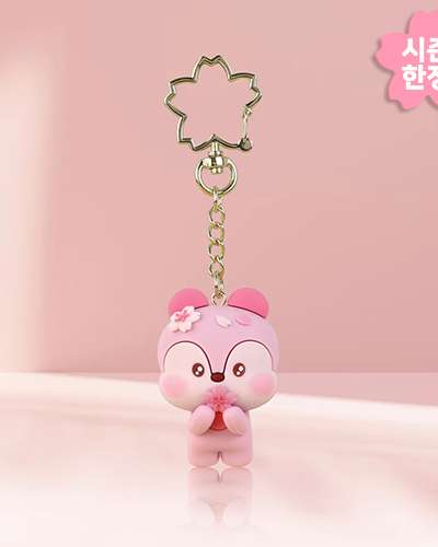 BT21フィギュアキーリング [チェリーブロッサム] - MANG