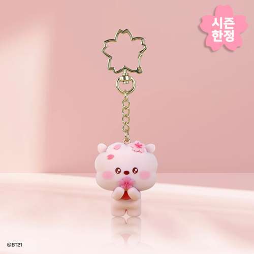 BT21 Figure Keyring [Cherry Blossom] - RJ