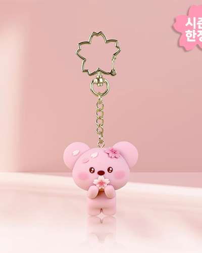 BT21 フィギュアキーリング [チェリーブロッサム] - コヤ(KOYA)