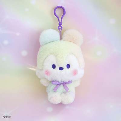 BT21 minini Plush Keyring [Rainbow] - MANG