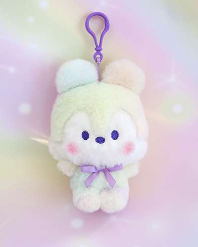 BT21 minini ぬいぐるみキーリング [レインボー] - MANG