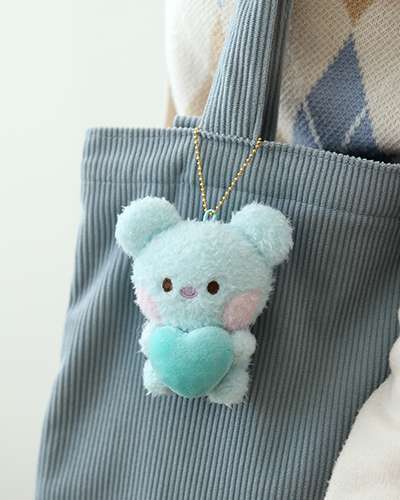 BT21 minini ぬいぐるみキーリング [ハート] - KOYA