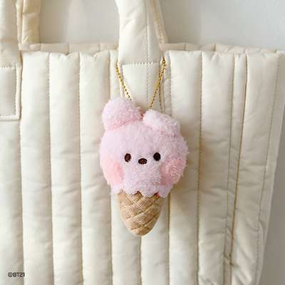 BT21 Minini Plush Keyring [Ice Cream] - COOKY