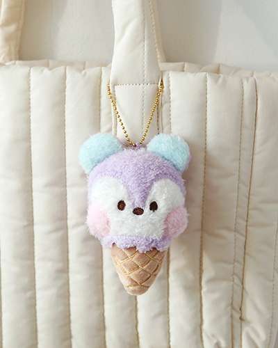BT21 minini ぬいぐるみキーリング [アイスクリーム] - MANG