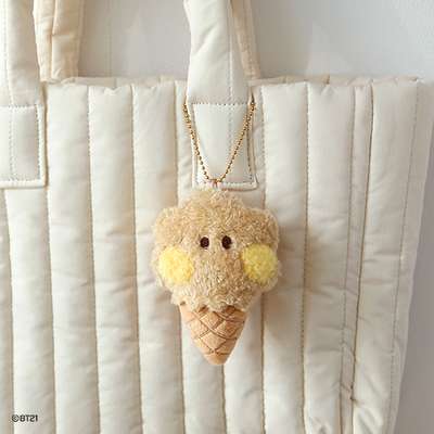 BT21 minini Plush Keyring [Ice Cream] - Shooky