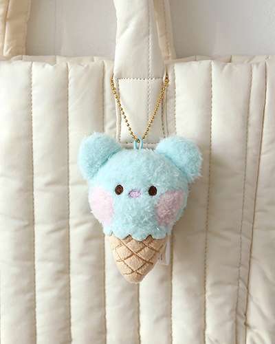 BT21 minini ぬいぐるみキーリング [アイスクリーム] - KOYA