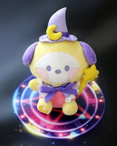 BT21 minini ぬいぐるみキーリング [魔法使い] - チミ(CHIMMY)
