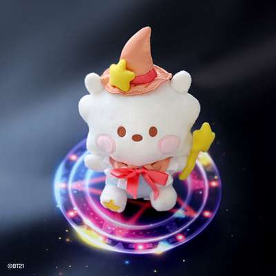 BT21 minini Plush Keyring [Wizard] - RJ