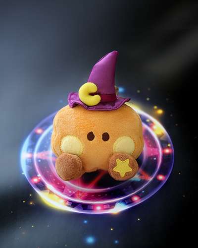 BT21 minini ぬいぐるみキーリング [魔法使い] - SHOOKY(シューキー)