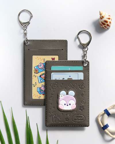 BT21 レザーパッチ カードホルダー [バカンス] - マン(MANG)