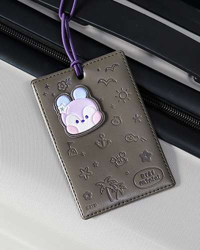 BT21 レザーパッチ トラベルタグ [バカンス] - マン(MANG)
