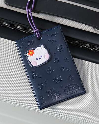 BT21 レザーパッチ トラベルタグ [バケーション] - アールジェイ(RJ)