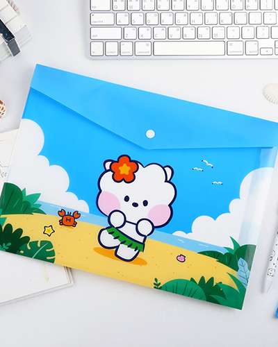 BT21 minini PP ファイルポケット[バカンス] - アールジェイ(RJ)